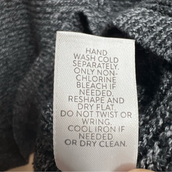 J Jill Pure Jill Women's Pullover Knit Sweater Crew Neck Cotton Nylon Gray Sz M - Picture 9 of 10